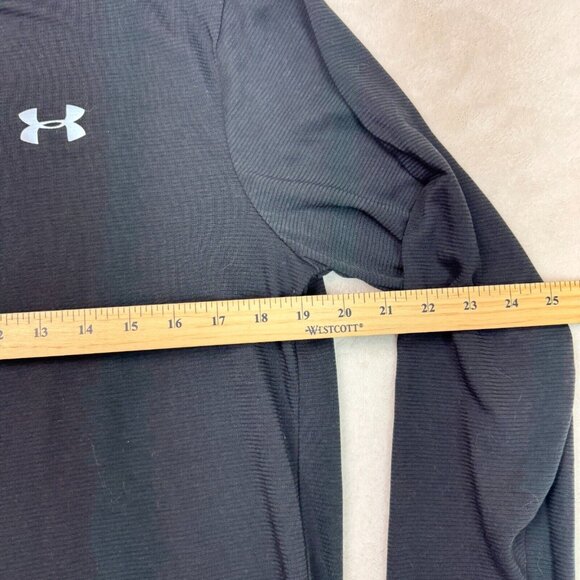 Under Armour UA Long Sleeve Athletic Shirt Fitted HeatGear Black Men’s Size M - Picture 5 of 10
